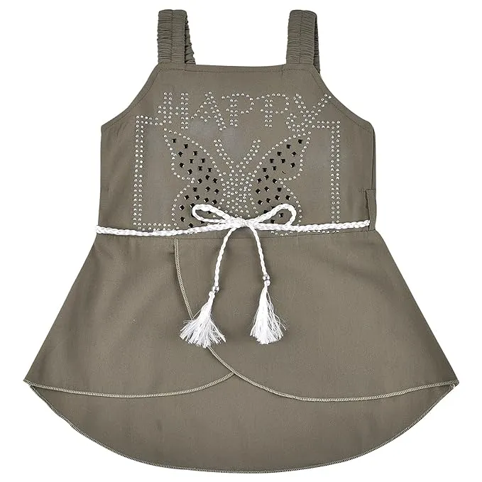 Baby Girls Casual Printed Top and Skirt For Girls