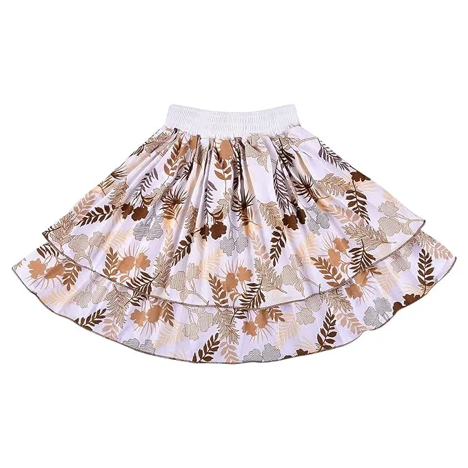 Baby Girls Casual Printed Top and Skirt For Girls