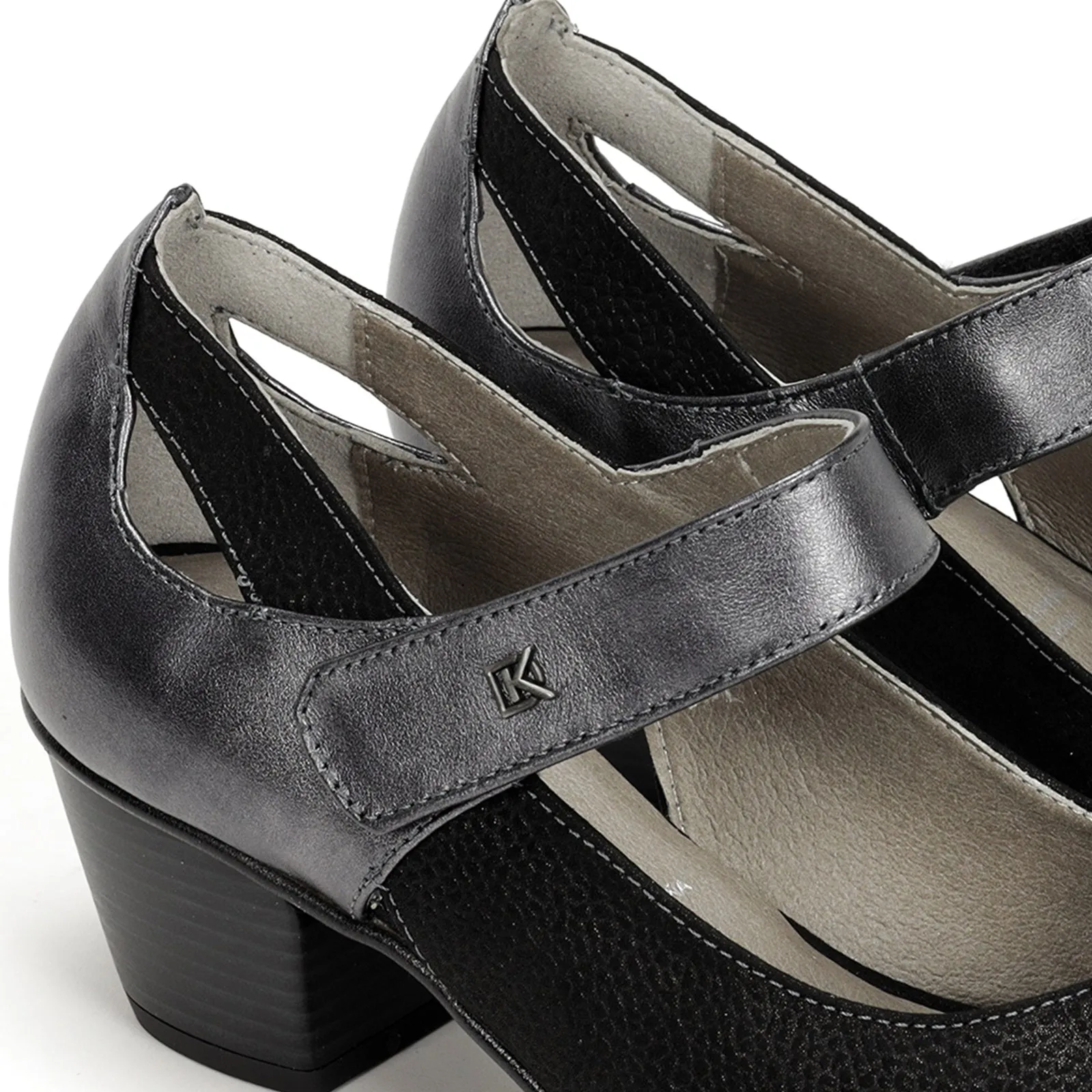 Dorking Triana D7746 Heeled Mary Jane (Women) - Black