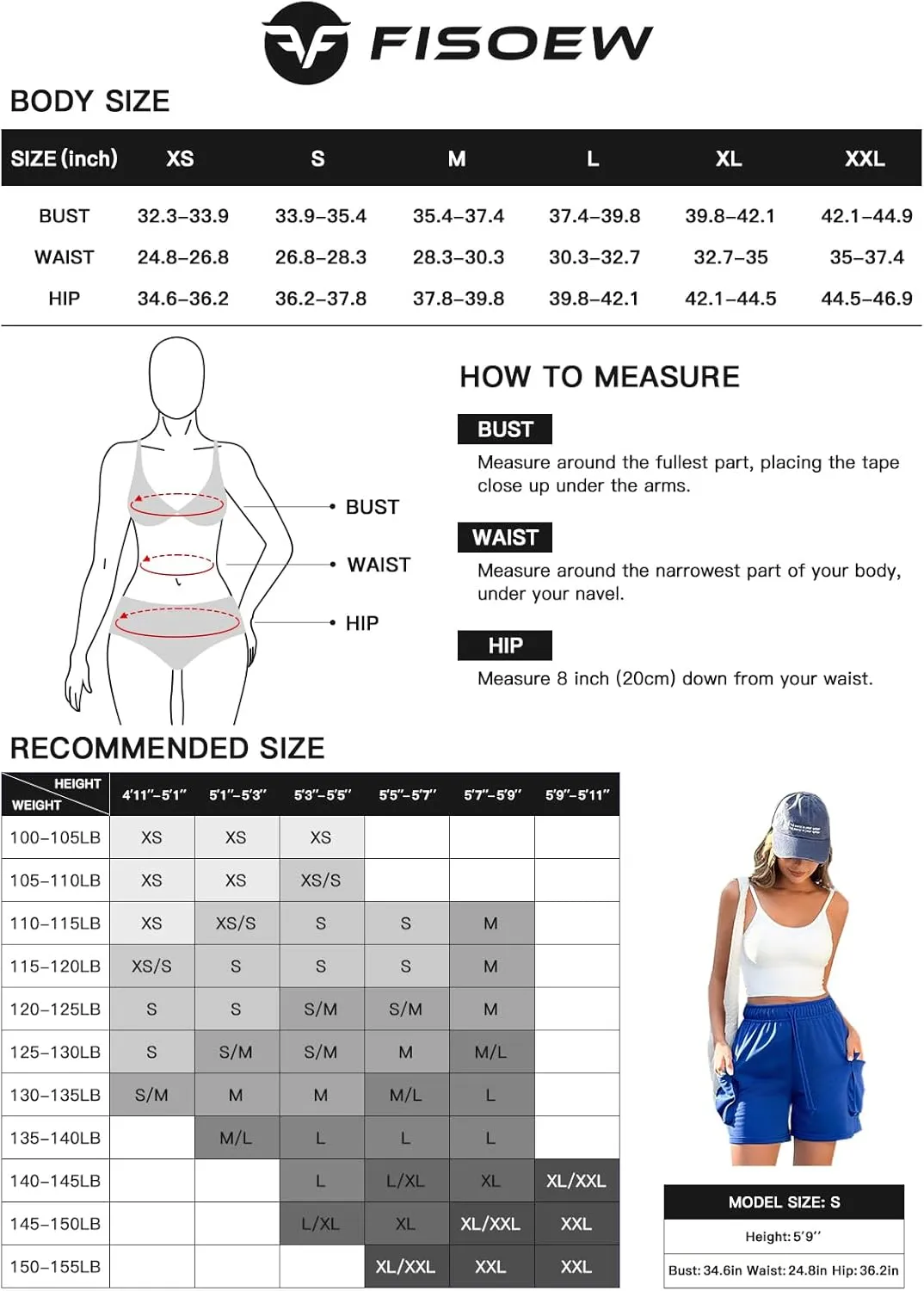 Fisoew Sweat Shorts for Women Casual Summer Drawstring Cargo Short Athletic Running Workout Baggy Shorts