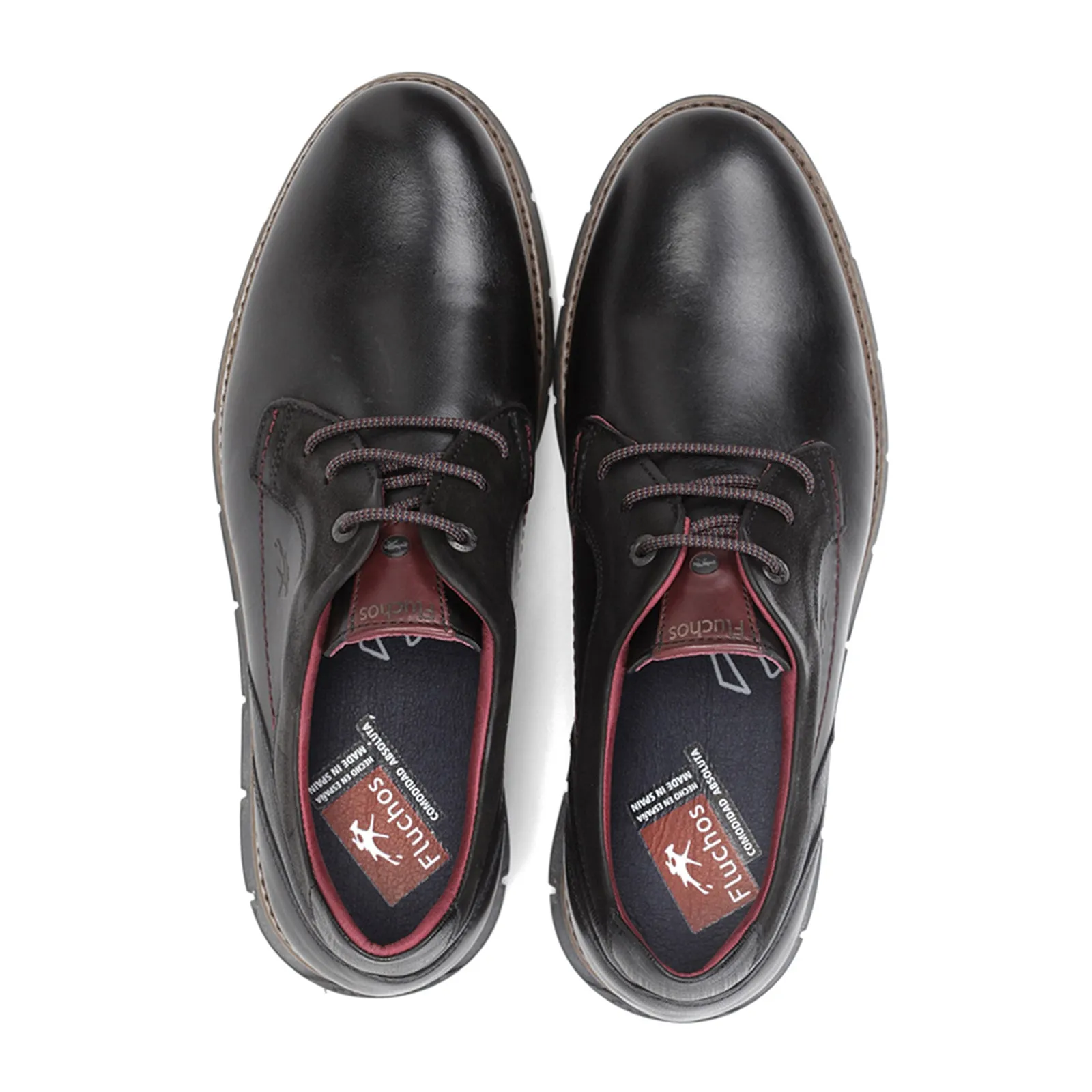Fluchos Kiro Oxford (Men) - Black