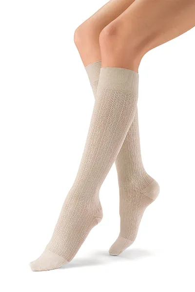 Jobst Activa soSoft 8-15 mmHg Brocade Pattern Knee Highs