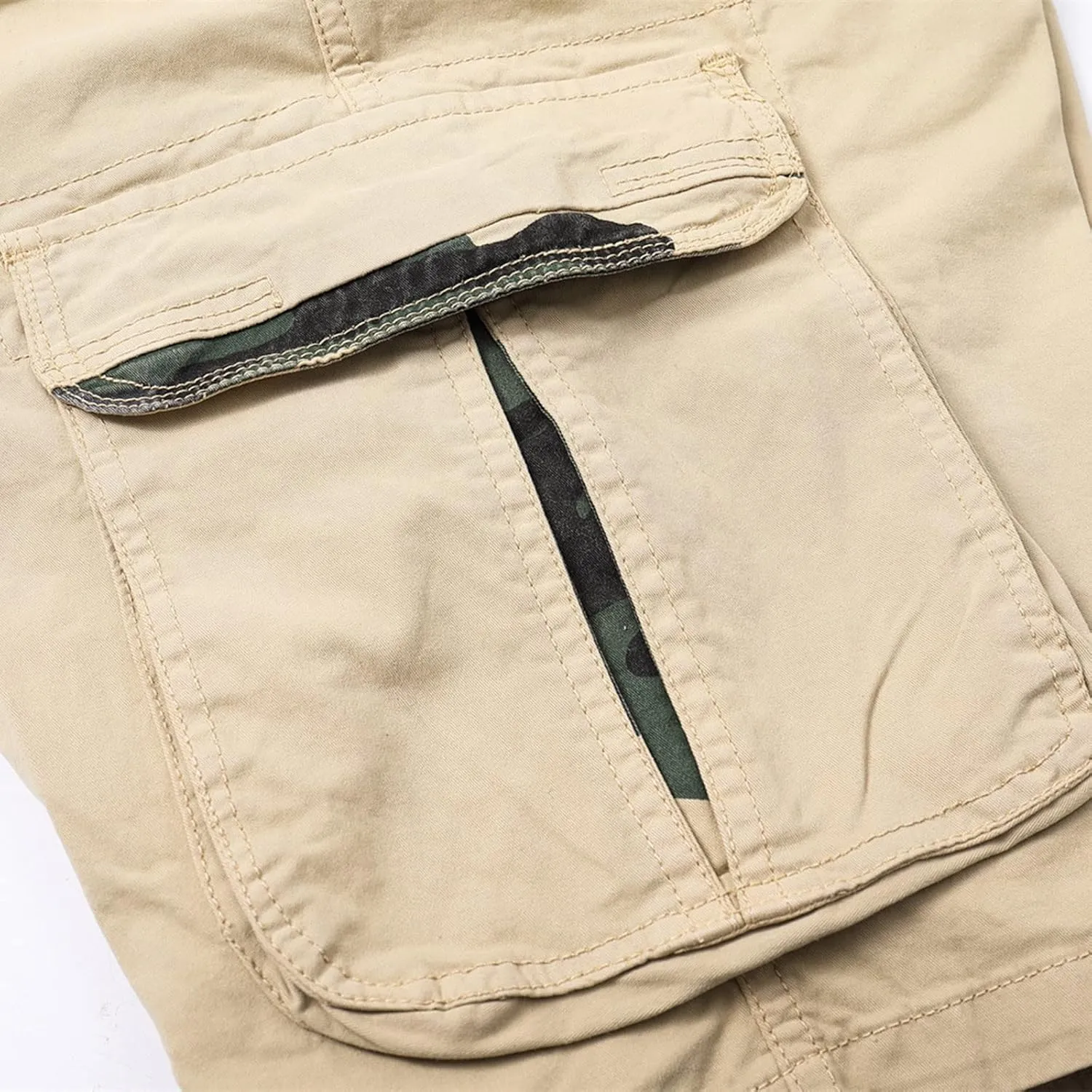 Muscularfit Linen Shorts for Men 2023 Casual Elastic Waist Cargo Short with Pockets Regular and Big & Tall Summer Beach Short