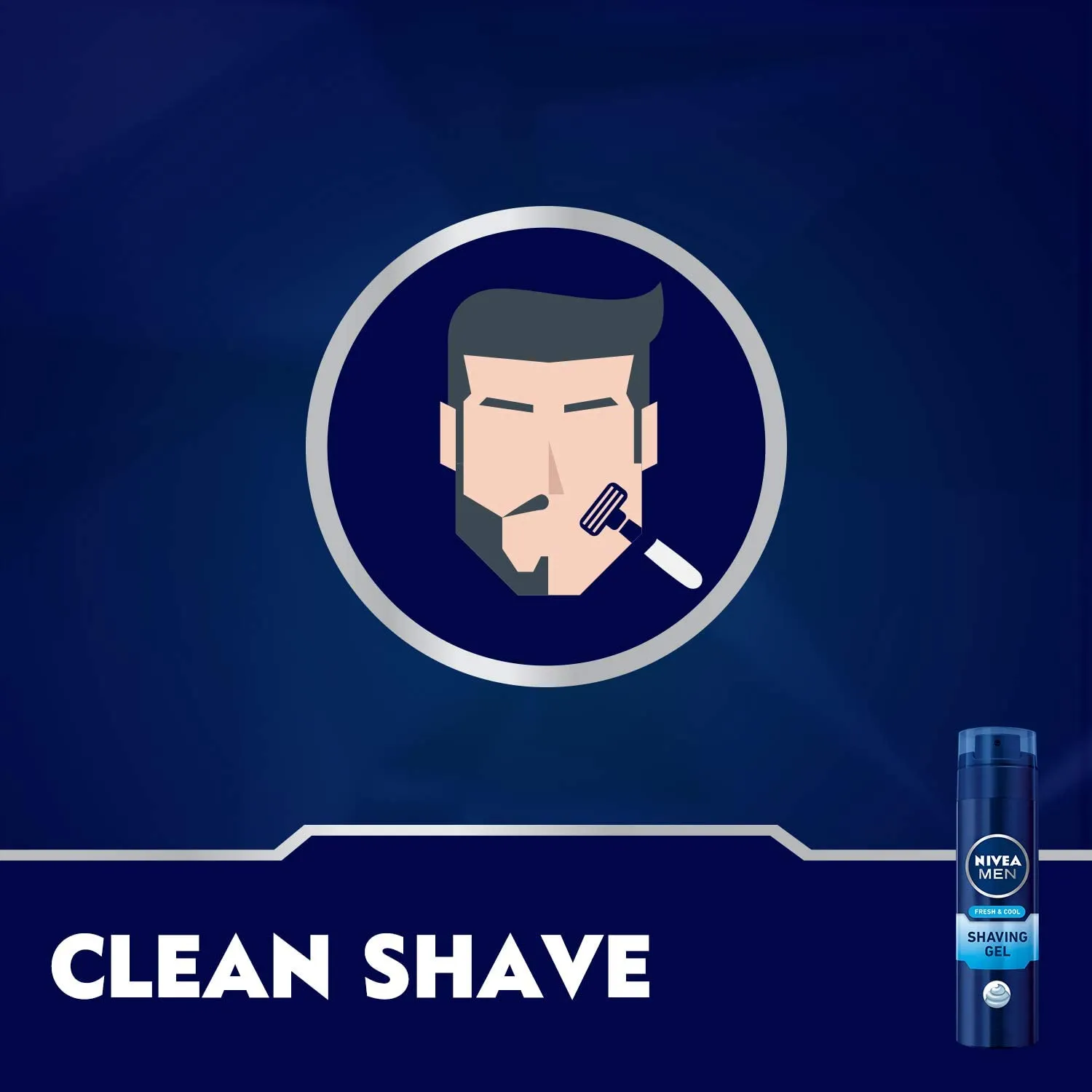 Nivea Men Fresh & Cool Shaving Gel Mint Extracts