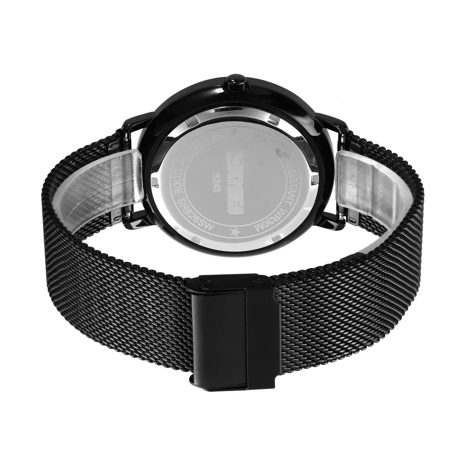 SKMEI 9245 Personalized Moonphase Watch for Men IP67 w/ Stainless Steel Strap