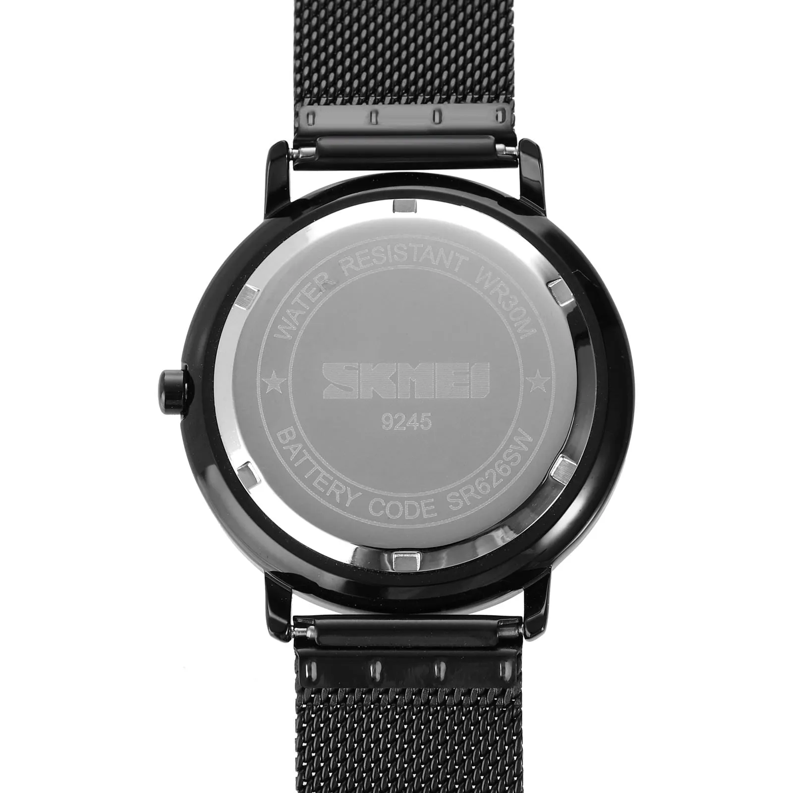 SKMEI 9245 Personalized Moonphase Watch for Men IP67 w/ Stainless Steel Strap