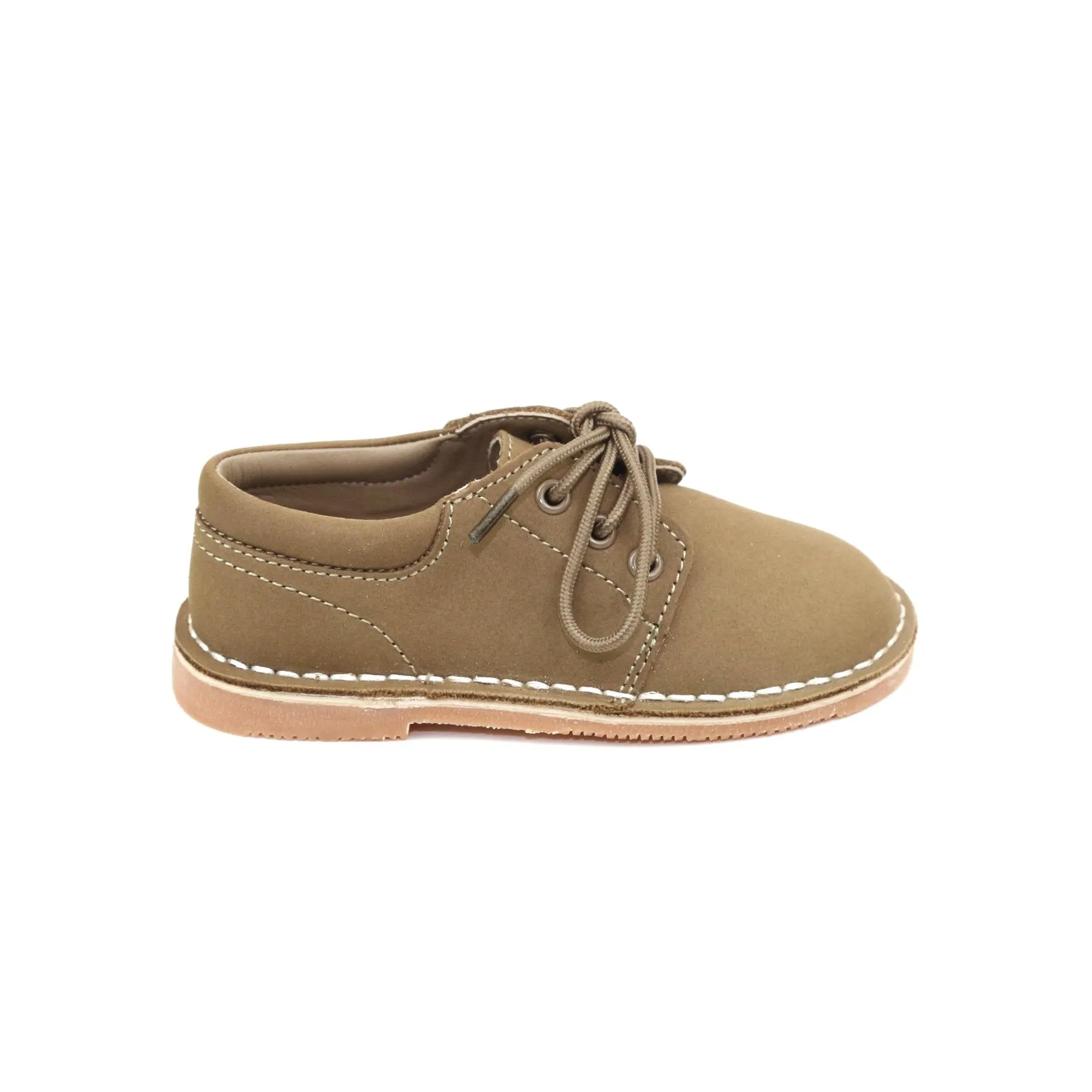 Tyler Leather Lace Up, Nubuck Khaki