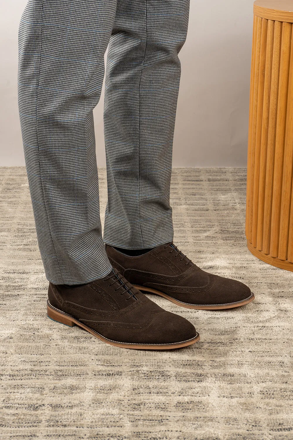 Winston Brown Suede