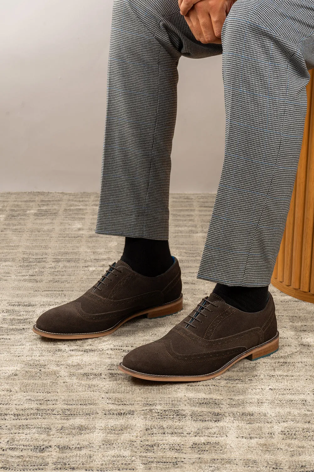 Winston Brown Suede