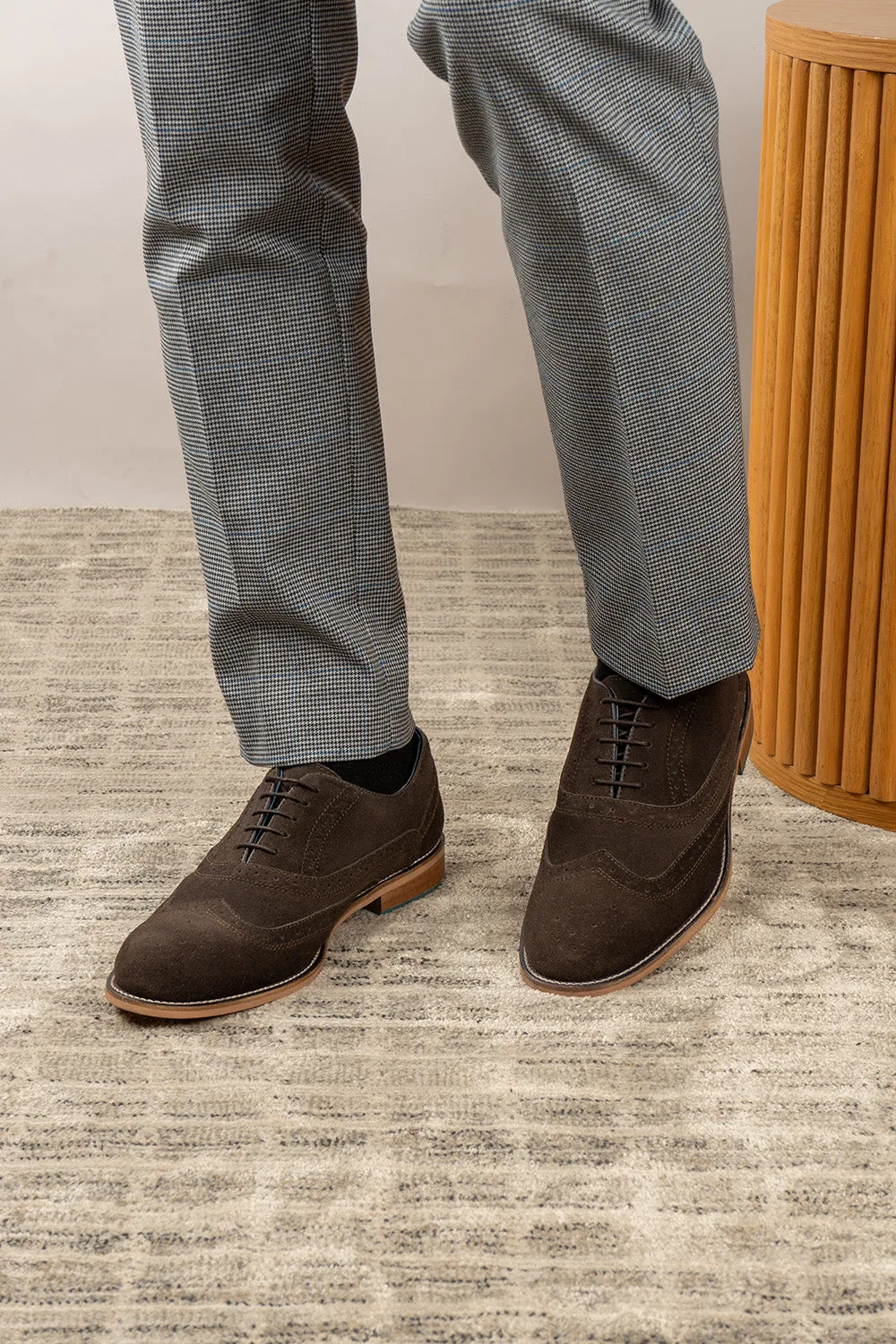 Winston Brown Suede